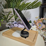 Magnetic Car Phone Holder, Smooth Glass Panel, Tile Surface , Desktop , Dormitory/Book Shelf , 360 Degrees Rotatable Foldable and Retractable Suction Cup Phone Mount