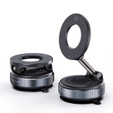 Magnetic Car Phone Holder, Smooth Glass Panel, Tile Surface , Desktop , Dormitory/Book Shelf , 360 Degrees Rotatable Foldable and Retractable Suction Cup Phone Mount