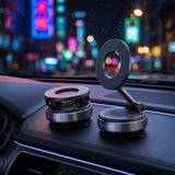 Magnetic Car Phone Holder, Smooth Glass Panel, Tile Surface , Desktop , Dormitory/Book Shelf , 360 Degrees Rotatable Foldable and Retractable Suction Cup Phone Mount