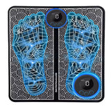 EMS Electric Foot Massager Mat with Remote. Massage Both Feet Simultaneously, Improving Blood Circulation, Relaxing Foot Muscle, Relieving Foot Pain, and Reducing Fatigue with 8 modes and 19 intensity levels