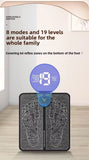 EMS Electric Foot Massager Mat with Remote. Massage Both Feet Simultaneously, Improving Blood Circulation, Relaxing Foot Muscle, Relieving Foot Pain, and Reducing Fatigue with 8 modes and 19 intensity levels