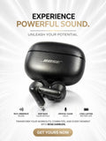 BOSE New Quiet Comfort Wireless Noise Cancelling Earbuds, Lifestyle Bluetooth Earbuds, BLACK